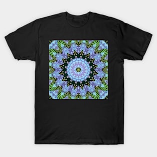 Circuitboard fire Kaleidoscope Pattern (Seamless) 11 T-Shirt